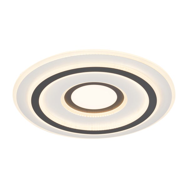 Runde Deckenleuchte mit konzentrischen Kreisen