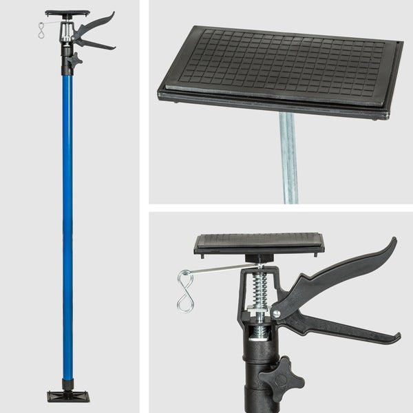 4er-Set Teleskopstützen tectake  stufenlos höhenverstellbar mit Schnellspannsystem