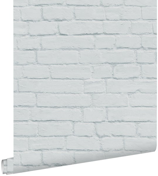 ESTAhome Tapete Steinoptik Hellgrau - 53 cm x 10.05 m - 138534