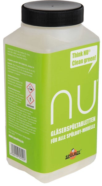 Spültabs, Gläserspültabletten für SPÜLBOY NU - 100 Tabletten