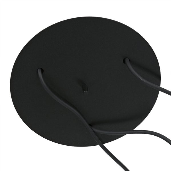 Runde Deckenhalterung aus Metall für Leuchten