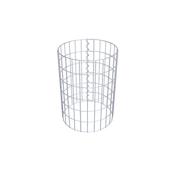 Gabionensäule Durchmesser 42 cm, MW 5 x 10 cm rund - Höhe: 0,60 m