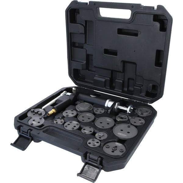 Gabeltraggelenk-Ausdrücker-Satz im blauen Werkzeugkoffer