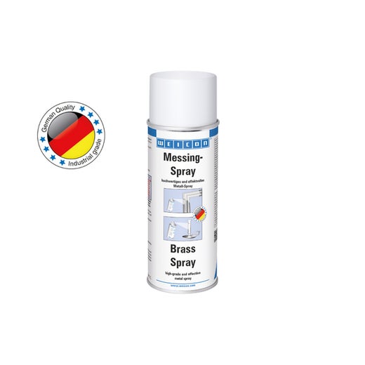 WEICON Messing-Spray|Schutz und optische Aufwertung von Metallteilen|400 ml