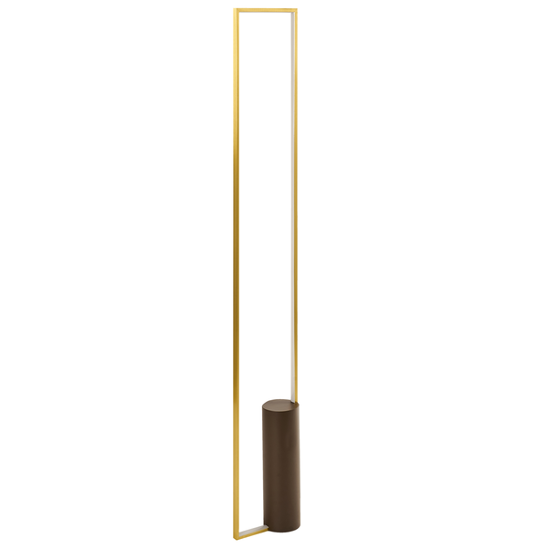 LED Stehlampe PATRICIO Metall Gold