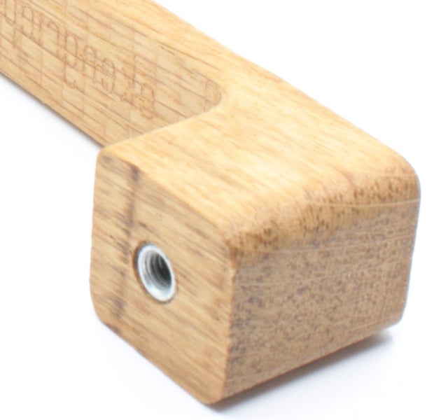 Holzhaken mit Gewindebohrung