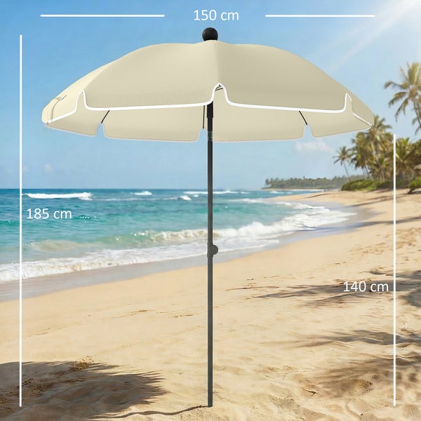 Spitzer Bodenanker für sicheren Halt in weichem Untergrund wie Erde oder Sand, einfaches Einsteck-Design.