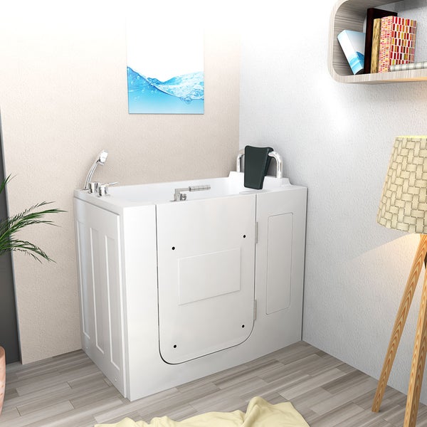 Sitzbadewanne Senioren Sitzwanne mit Tür S08-C-R 110x68cm