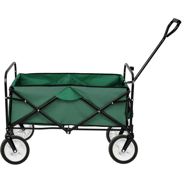 Bollerwagen tectake  Belastbarkeit 80 kg faltbar grün