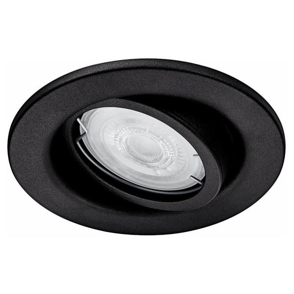 LED Einbauleuchte Fresco in Schwarz 4,6W 350lm GU10