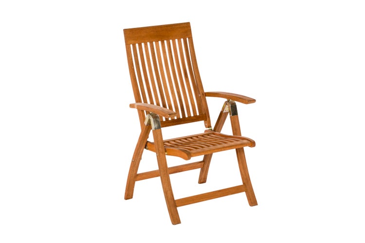 Comodoro Gartenmöbelset 13tlg., 6 Klappsessel, 6 Wendekissen grün, 1 Doppelausziehtisch 180 (220/260) x 100 cm