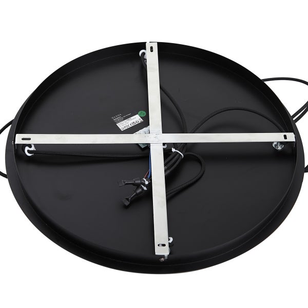 Runde Deckenleuchte aus Metall mit Aufhängung