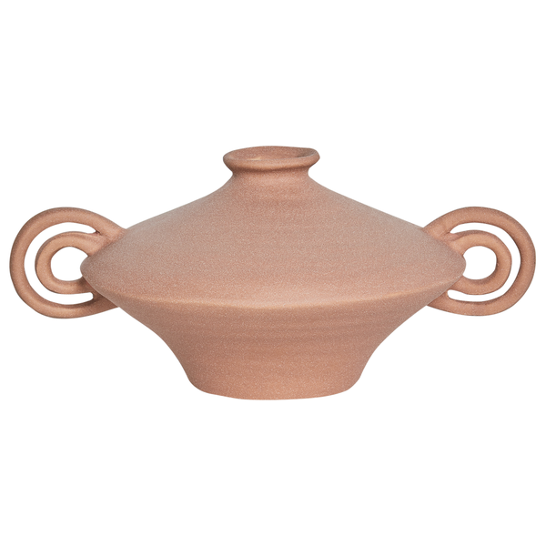 Blumenvase SURFPERCH Steinzeug 16 cm Hellbraun