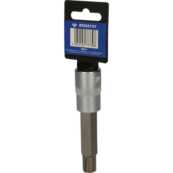 BRILLIANT TOOLS 1/2 RIBE-Bit-Stecknuss 100 mm lang M13 - BT022737