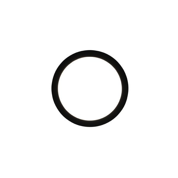 Schwarzer O-Ring Dichtungsring aus Gummi.
