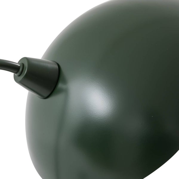 Lucande Tischlampe Arvadon (Modern) in Grün aus Metall (1 flammig, E14) - Tischleuchte Schreibtischlampe Nachttischlampe Wohnzimmerleuchte