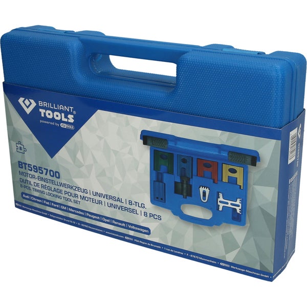 BRILLIANT TOOLS Nockenwellen-Arretierwerkzeug-Satz für VAG Ford Opel Saab - BT595700