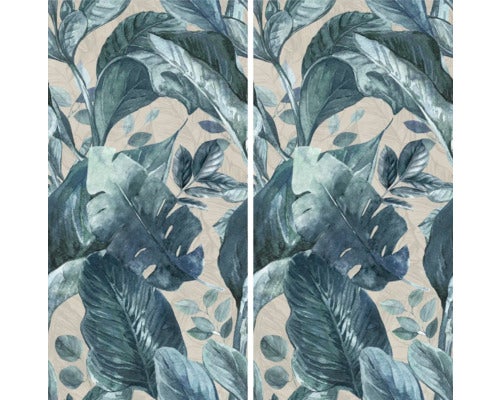 Dekorfliese Blue Palm 60x120x0,95cm
