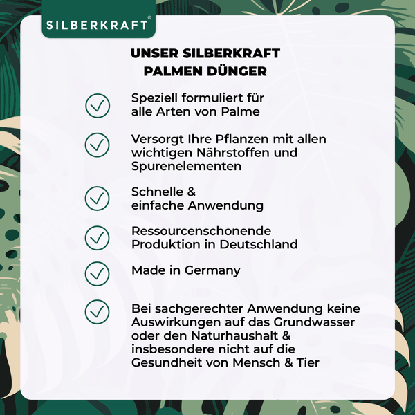 SILBERKRAFT Palmen Bio-Dünger – 1 Liter