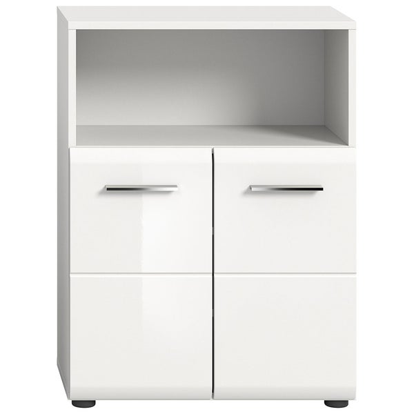 Xonox.home Unterschrank Ice BxHxT 60 x 80 cm x 30 cm Frontfarbe weiß hochglanz