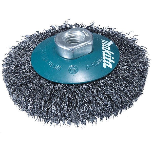 Makita Kegelbürste 115xM14 gewellt INOX - D-77562