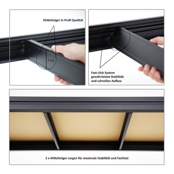 PROREGAL Mega Deal 2er-Sparset Profi-Schwerlastregal DINO HxBxT 180x180x60cm Fachlast 500kg Schwarz