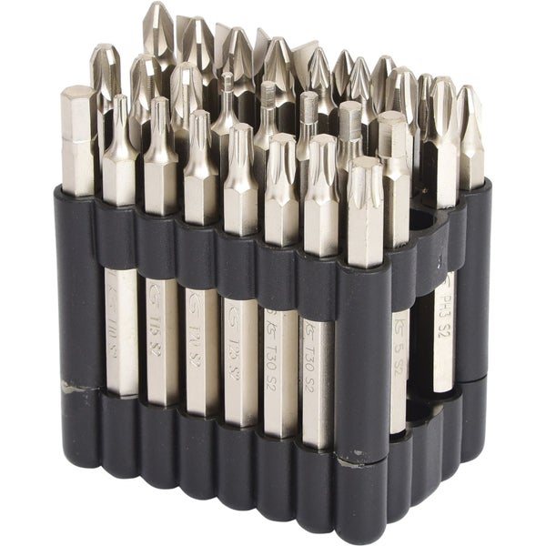 Bitset mit verschiedenen Schrauberbits in Halterung