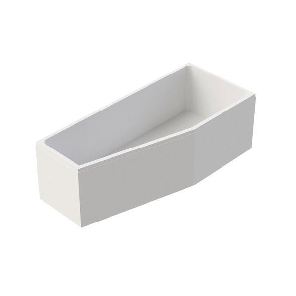 Rechteckige Badewanne aus Sanitäracryl