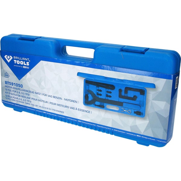 Brilliant Tools Motor Einstellwerkzeugsatz für VAG Benzinmotoren in Werkzeugkoffer