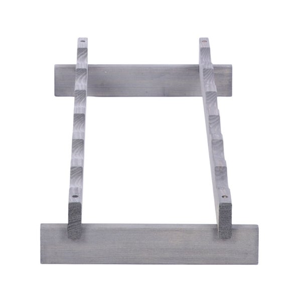 Weinregal VINOTECA FLEX PRO HxBxT 9x65x28cm 6 Flaschen auf 1 Ebene Massives Kiefernholz Grau