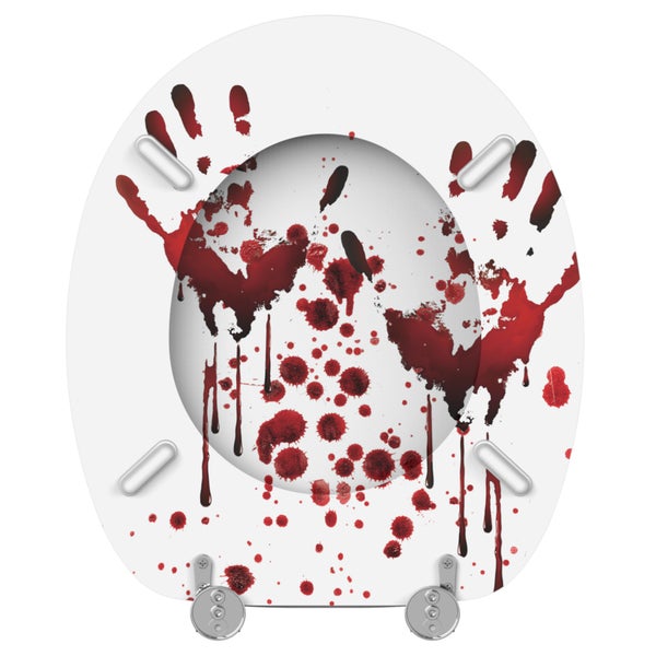 WC-Sitz Blood Hands