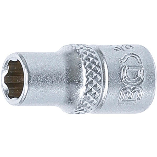 BGS Steckschlüssel-Einsatz Super Lock Antrieb Innenvierkant 6,3 mm (1/4) SW 6 mm - 2346