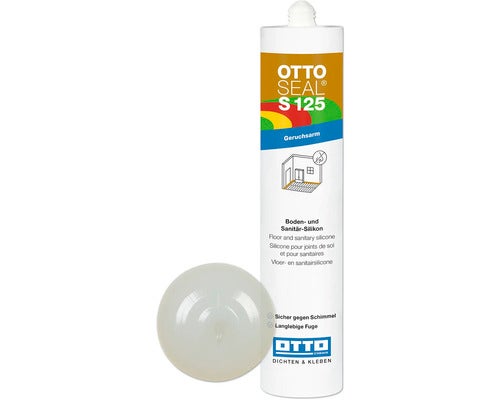 OTTOSEAL S 125 Boden- und Sanitärsilikon C284 transparentgrau 310 ml