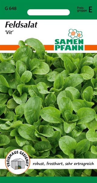 Feldsalat Samenpackung der Sorte 'Vit' von Samen Pfann