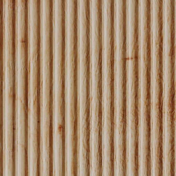 Holzpaneel mit vertikalen Rillen für Wandverkleidung