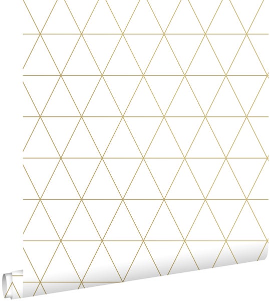 Tapetenrolle mit geometrischem Dreiecksmuster