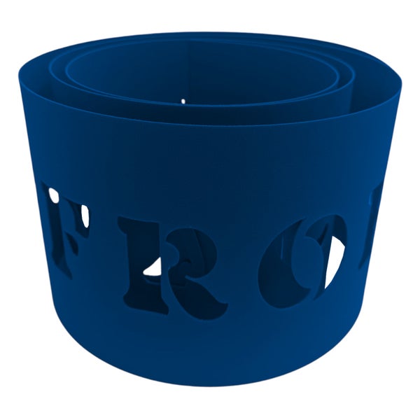 Dekorativer Pflanztopf mit Schriftzug