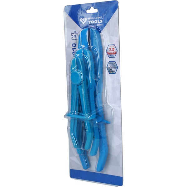 BRILLIANT TOOLS Schlauch-Abklemm-Zangen-Satz gerade 3tlg. - BT521010
