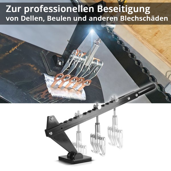 Werkzeug zur professionellen Beseitigung von Dellen und Blechschäden