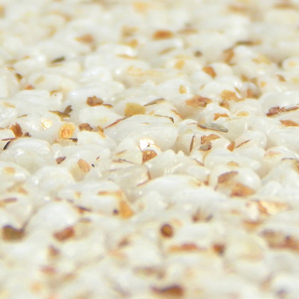 Terralith Marmor - Steinteppich bianco extremo gold für 1 qm - außen -