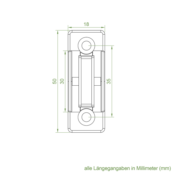 Geiger Magnet-Kurbelhalter | für 12-17 mm Stahlkurbeln | Wandabstand 25 mm | Kunststoff | grau