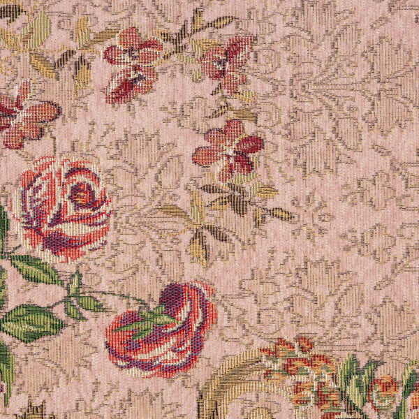 Gewebter Bordürenteppich im floralen Design Flomi Rose 120x170 cm