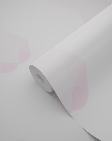 Tapetenrolle mit geometrischem Muster