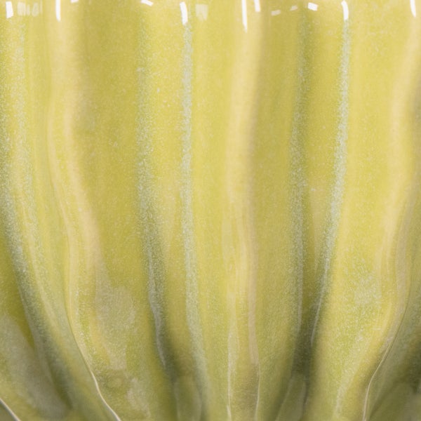 Nahaufnahme einer gerippten Oberfläche