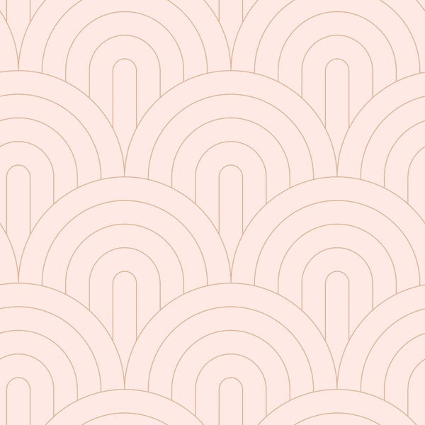 Nahtloses Tapetenmuster mit Halbkreisbögen