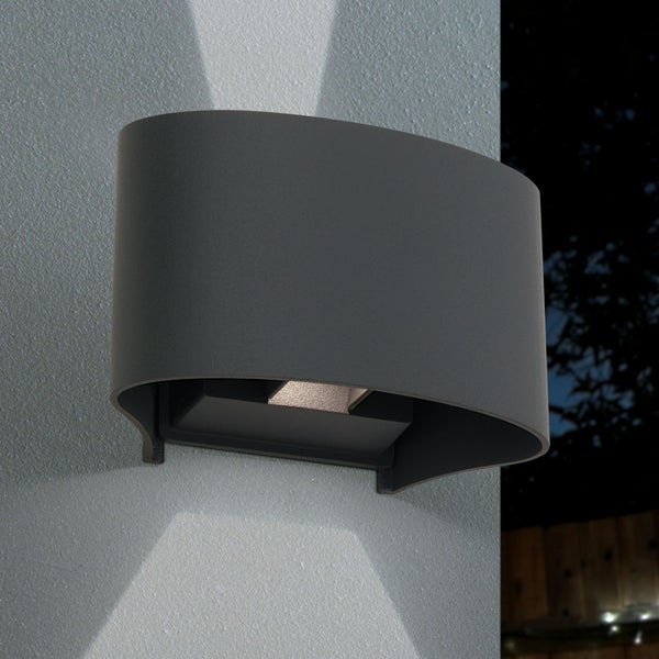 LED Außen Wandleuchte Up Down IP54  Anthrazit