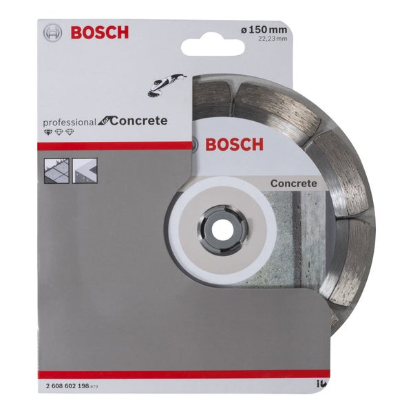 Bosch Logo Diamanttrennscheibe Concrete mit 150 Millimeter Durchmesser