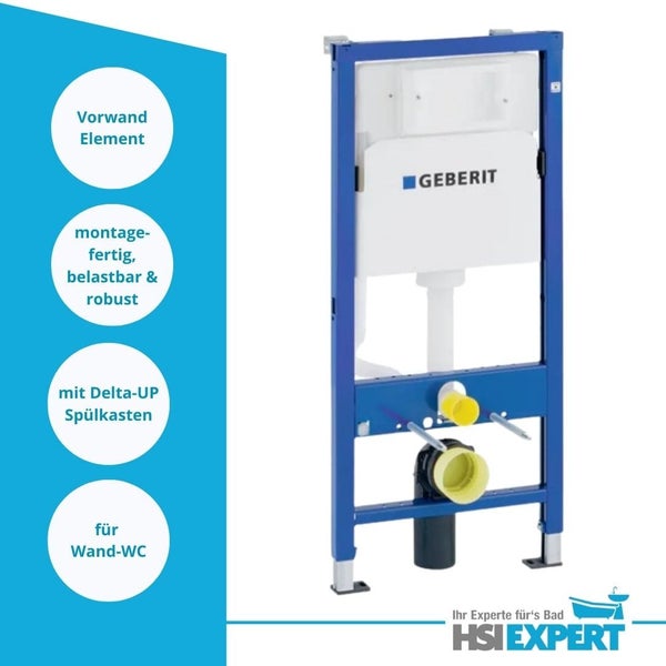 Geberit Vorwandelement für Wand-WC mit Spülkasten