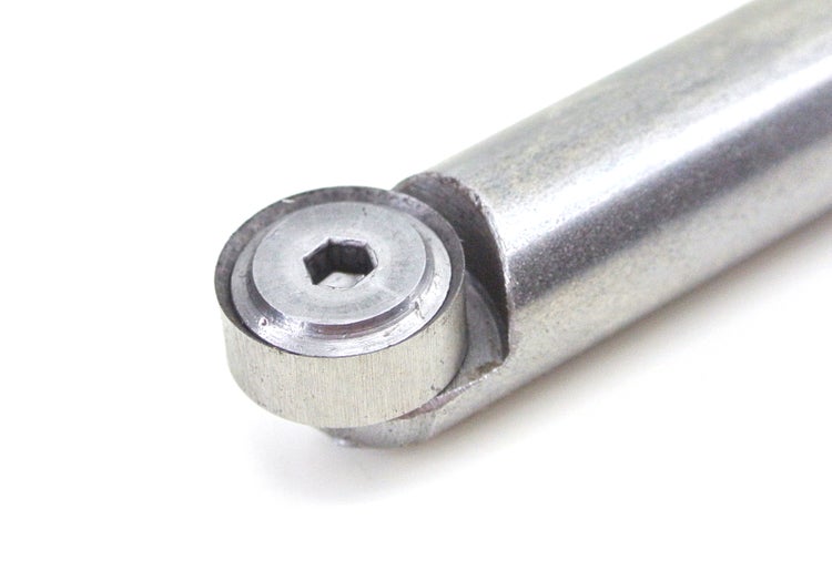 Drechselwerkzeug Wiedemann HSS Tassenstahl Ø 13mm incl. Haltestange und Spanabweiser