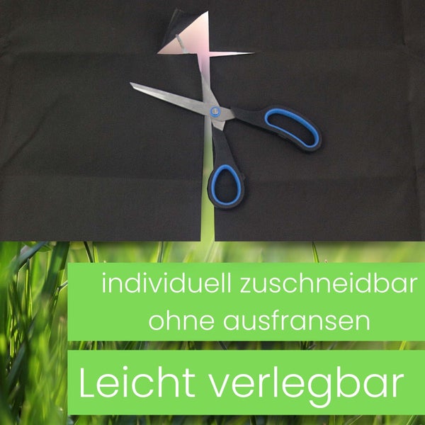 AMF Life Unkrautvlies, Gartenvlies - Anthrazit/Schwarz, 1m x 25m - 150g/m²